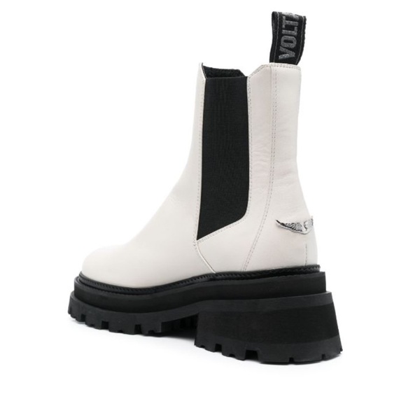 NEW IN BOX - Zadig & Voltaire Ride Chelsea Boots Color ICE size 37 - Picture 4 of 11